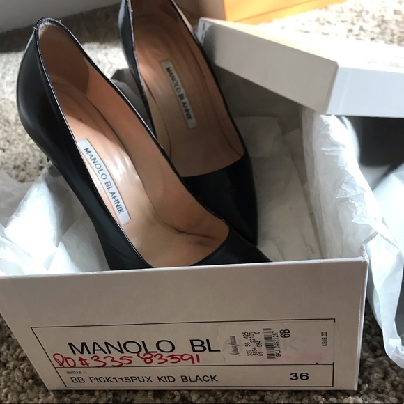 Manolo Bhlanik BB Pumps 115mm - Picture 7 of 8